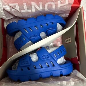 Hunter Kids Vibrant Blue Sandals
